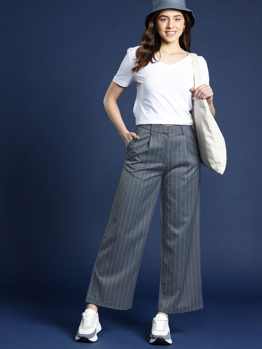 Women's Stripe Formal Pant