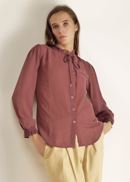 Saava Women's Poly Georgette Shirt