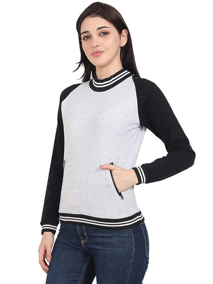 SAAVA Full Sleeve Stylish Women's Sweatshirts/Hoodie/Jacket