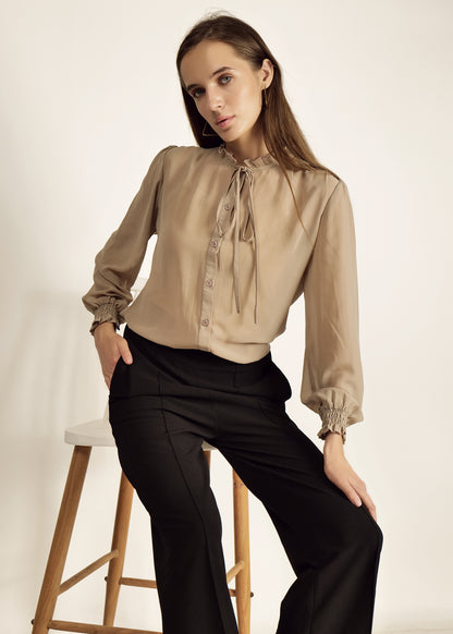 Saava Full Sleeve Poly Georgette Shirt