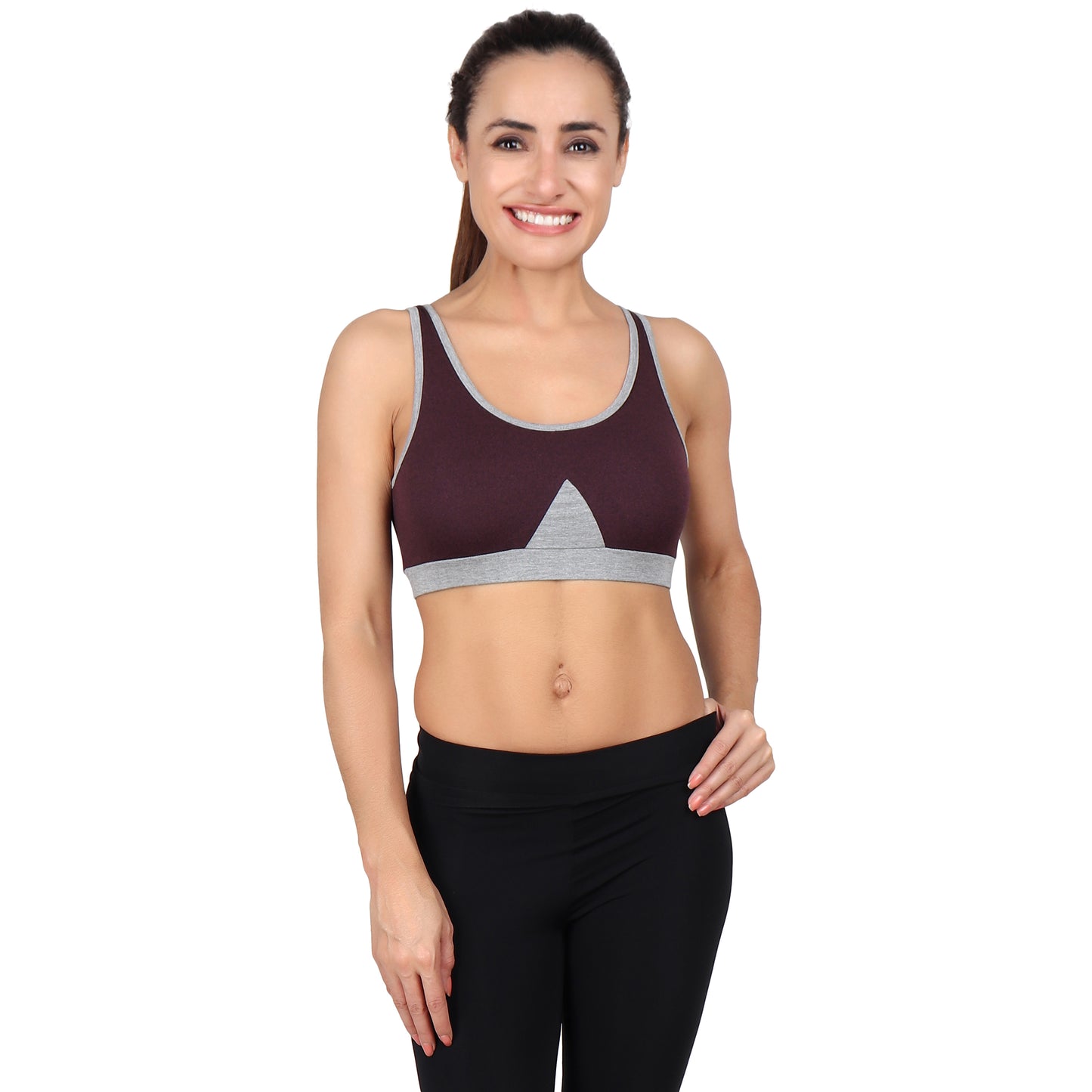 Non Padded Lounge Bra for Women | Sport Bra for Women | Full Coverage Active Wear Bra