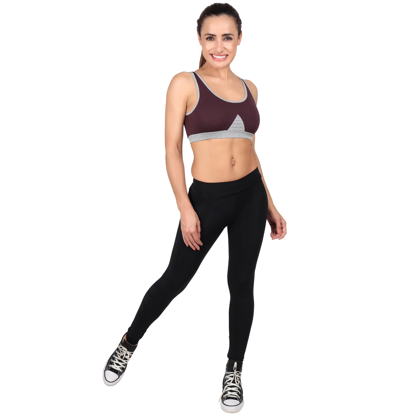 Non Padded Lounge Bra for Women | Sport Bra for Women | Full Coverage Active Wear Bra